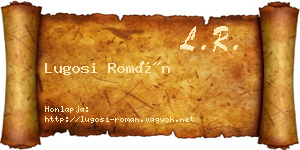 Lugosi Román névjegykártya